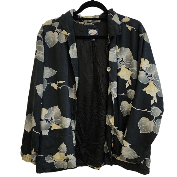 Tommy Bahama 100% Silk Jacket Shirt Jacket - Picture 1 of 7